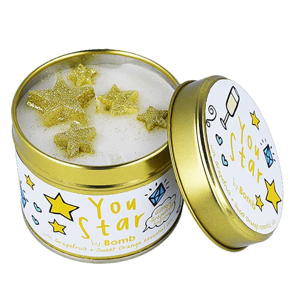 Bomb Cosmetics You Star Tin Candle £9.89